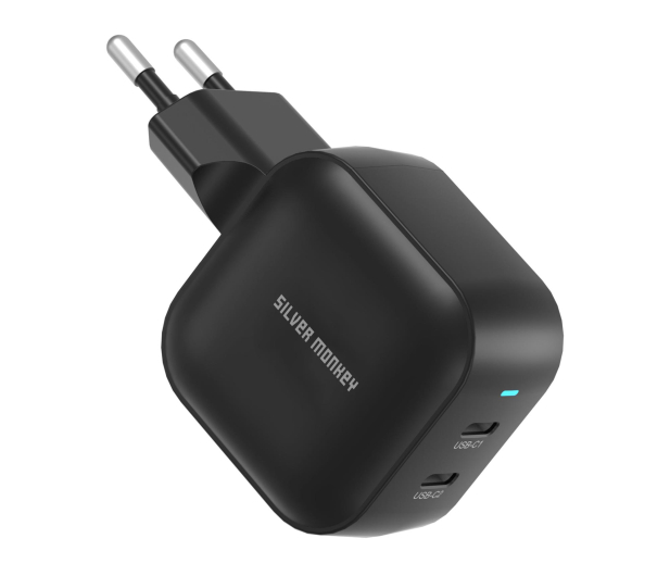 Silver Monkey Ładowarka GaN Smart Duo 48W PD Czarna - 1417247 - zdjęcie 9